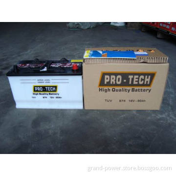 674 Dry Charged Car Battery